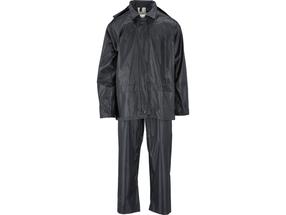 Kostiumas nuo lietaus universalus Vorel Navy Compact 74657, juoda sp., L dydis