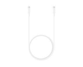Vads Samsung EP-DX510JWE, USB Type-C, 180 cm, balta krās., 100 W