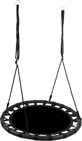 Sūpynės gandro lizdas vaikams Funfit, 100 cm, juoda sp.