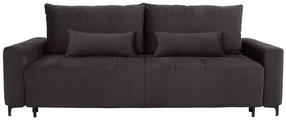 Sofa-lova Kamari, juoda sp., 108 x 235 cm x 93 cm