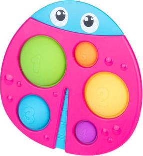 Spēle Dumel Pop It Ladybird, daudzkrāsaina