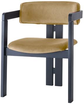 Söögitoa tool Kalune Design CO-021 974NMB1746, matt, must v./light taupe v., 49 cm x 58 cm x 76 cm