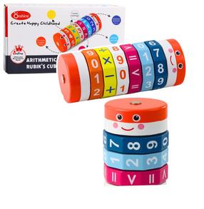 Matematinis žaidimas Onshine Arithmetic Cylindrical Cube, 12.5 cm, įvairių spalvų
