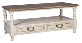 Žurnalinis staliukas Home4you Samira 13755, baltas, 110 cm x 55.5 cm x 45 cm