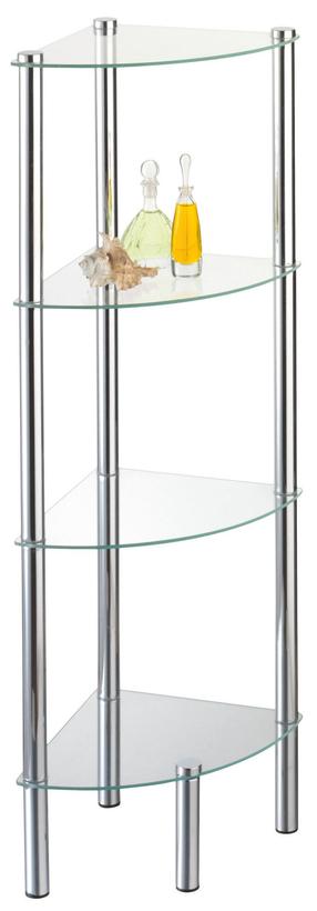 Vannas istabas plaukts Axentia Solanio, 30 cm x 108 cm x 30 cm, hroma krās.