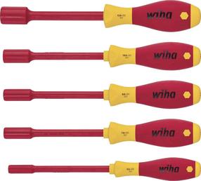 Kruvikeerajate komplekt Wiha SoftFinish 29466, isoleeritud, 12.5 cm, 5 tk