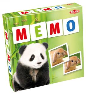 Atminties (memo) žaidimas Tactic Memo Animal Babies 52676, EN