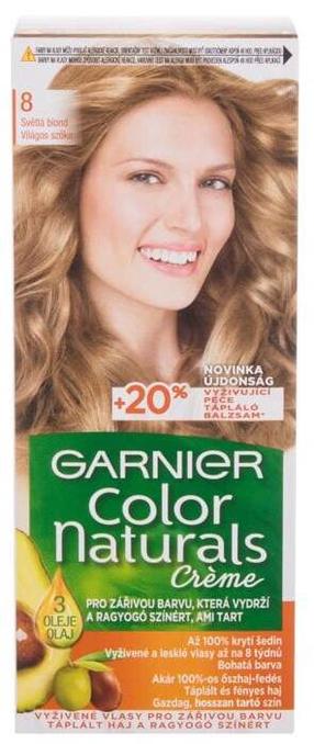 Plaukų dažai Garnier Color Naturals Creme, light blond sp., 8, 40 ml