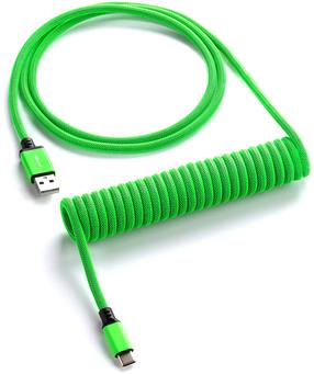 Klaviatūros laidas Cablemod Classic Coiled Keyboard Cable USB-C / USB Typ-A, žalia sp.