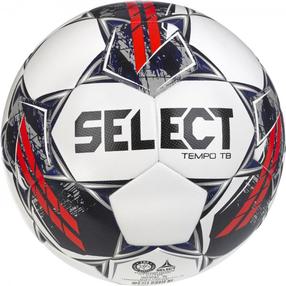 Futbola bumba Select Tempo TB V23, 5 izmērs, balta krās./melna krās./sarkana krās.
