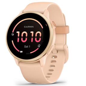 Viedais pulkstenis Garmin Vivoactive 6, rozā krās.