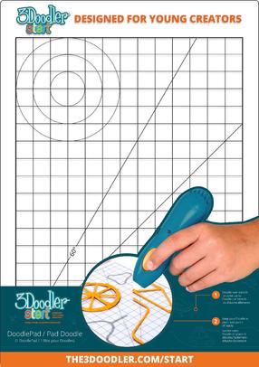 3D фильм для рисования 3Doodler Start Pad, белый цв.