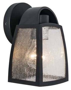 Sieninis lauko šviestuvas Lutec Kelsey 5273701012, 40W, E27, IP44, juoda sp., 12 cm x 20 cm