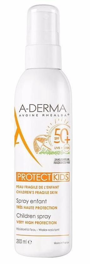 Priemonė įdegio priežiūrai nuo saulės A-Derma SPF50+, 200 ml