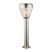 Pastatomas lauko šviestuvas Globo Monte, 1W, LED, IP44, sidabro sp., 15 cm x 50 cm