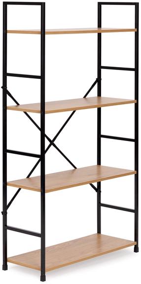 Grīdas plaukts ModernHome Loft CWJ6024112LG, ozola krās./melns krās., 113 cm x 23.5 cm x 58.5 cm