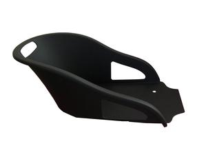 Ragavu aizmugure Outliner Firecom, melna krās., 59 cm x 33 cm