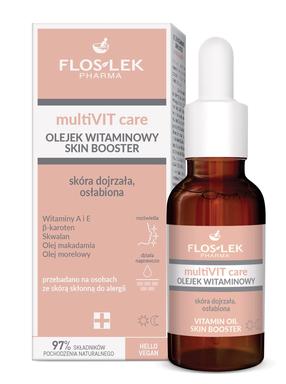 Sejas eļļa Floslek multiVIT care Vitamin Skin Booster, 30.0 ml