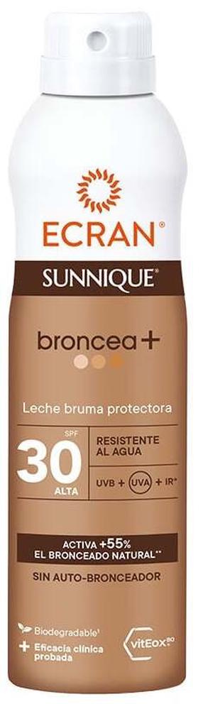 Спрей для ухода за загаром для тела Ecran Sunnique Broncea+ SPF30, 250 мл