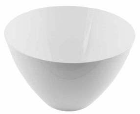 Serveerimiskauss Mori 2A Drop, Ø 22 cm, valge v., polükarbonaat