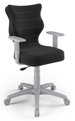 Vaikiška darbo kėdė Duo VT17 Size 6, 40 x 42.5 x 89.5 - 102.5 cm, antracito sp./pilka sp.