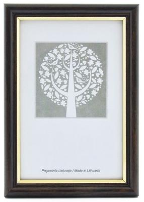 Foto rāmis ECO 1301111, 40 cm x 30 cm, brūna krās./zelta krās.