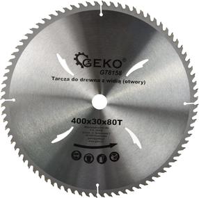 Циркулярная пила по дереву Geko G78158, 400 мм x 30 мм