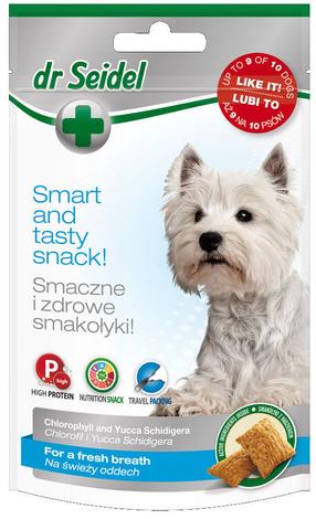 Skanėstas šunims Dr Seidel Smart & Tasty, grūdai, 0.09 kg
