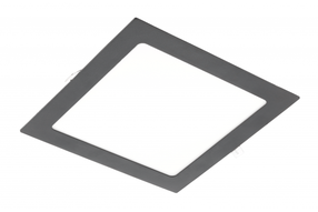 Valgusti süvistatav GTV Matis Plus, 3000°K, LED, must v., 19 W