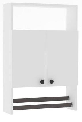 Piekarināms vannas istabas skapis Kalune Design Banyo, balta krās., 15 cm x 60 cm x 87 cm