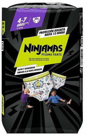 Püksmähkmed Dodot Ninjamas, 4-7 suurus, 17 - 30 kg, 10 tk