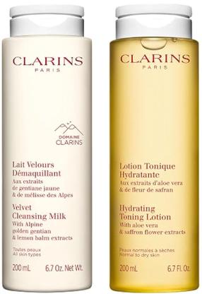 Набор средств по уходу за лицом для женщин Clarins Lotion Tonique Hydratante Set, 400 мл, 2 шт.