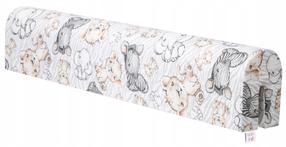 Защитный бортик Hobby Zebra And Lion, коричневый цв./белый цв./черный цв., 80 см x 20 см