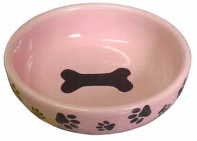 Dubenėlis gyvūnui Yarro International, 0.25 l, 14.5 cm x 14.5 cm x 4.5 cm, rožinė sp.