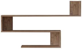 Sieninė lentyna Kalune Design Penne 495SSE1147, pušies sp, 71 cm x 120 cm x 20 cm