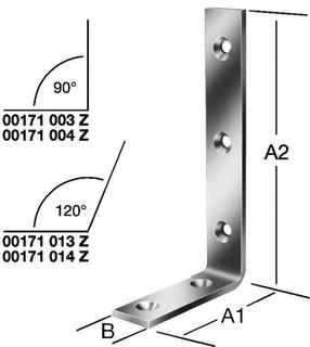 Montāžas leņķis Vorman, 200 mm x 40 mm x 100 mm