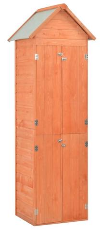 Sodo sandėliukas VLX, 71 cm x 60 cm x 213 cm, ruda sp.