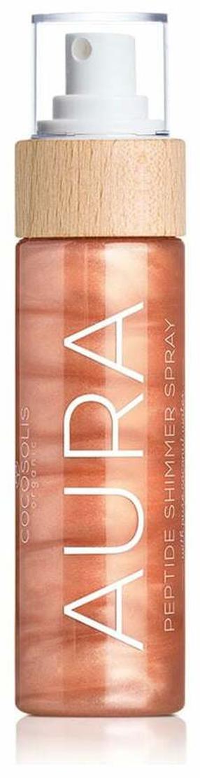 Ķermeņa sprejs Cocosolis Aura Shine effect spray, 110 ml