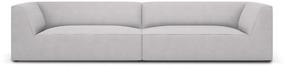 Sofa Micadoni Home Ruby MIC_4S_137_F1_RUBY4, šviesiai pilka sp., 302 x 93 cm x 69 cm