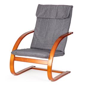 Supamasis krėslas ModernHome, ruda sp./pilka sp., 76 cm x 67 cm x 96 cm