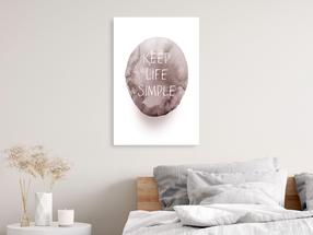 Reprodukcija Artgeist Keep Life Simple, m-a-0982-b-a, 80 cm x 120 cm