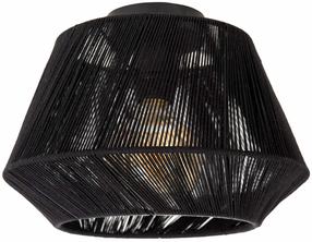 Šviestuvas lubų Lucide Jessica 10121/30/30, E27, 1 x 60 W, juoda sp. / juoda sp., 19 x 19 cm