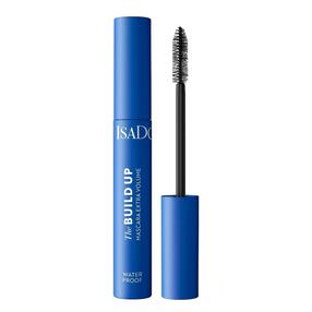 Blakstienų tušas IsaDora The Build Up, 10 ml, juoda sp. extra volume waterproof 01