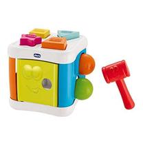 Lavinimo žaislas Chicco 2 in 1 Sort & Beat Cube, įvairių spalvų