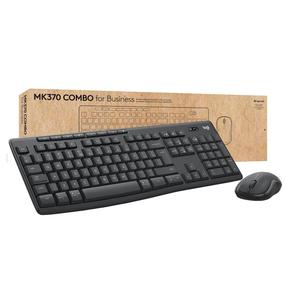 Juhtmevaba klaviatuuri ja hiire komplekt Logitech MK370, EN, grafiit v.