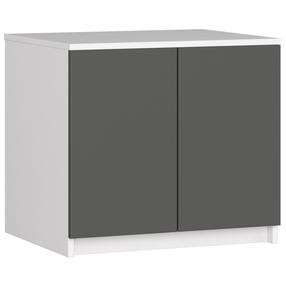 Spintelė Akord S60 94036010, balta sp./pilka sp., 50 cm x 60 cm x 55 cm
