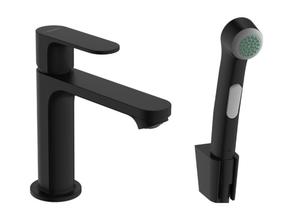 Душевой набор для биде Hansgrohe Rebris S, черный цв.