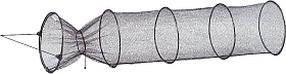 Tīkls Jaxon Eco JLA JLA1204, 120 cm, 35/120 cm, melna krās.