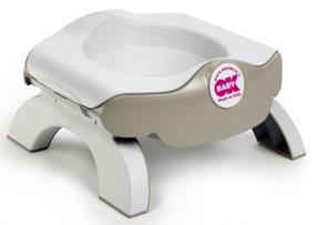 Детский горшок OkBaby Roady 3-In-1, белый цв./серый цв.