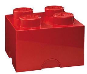 Daiktadėžė, žaislams LEGO® Bricks And More 40031730C, raudona, 25 x 25 x 18 cm